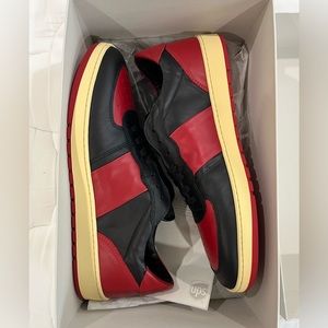 Collegium Bred low Court leather sneakers size 12